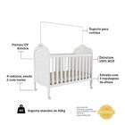 Quarto De Bebê Gêmeos 2 Berços E Cômoda Janelada 100% Mdf May