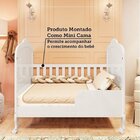Quarto De Bebê Gêmeos 2 Berços E Cômoda Janelada 100% Mdf May