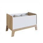 Quarto De Bebê Gêmeos Com 2 Berços Cômoda Caixa De Brinquedos