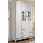 Quarto De Bebê Guarda Roupa 3 Portas Ariane Berço 3 Em 1 Lara