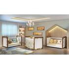 Quarto De Bebê Guarda Roupa 3 Portas Ariane Cômoda Com Fraldá