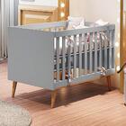 Quarto De Bebê Guarda Roupa 3 Portas Berço 3 Em 1 Retrô Ludmi