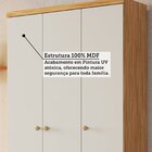 Quarto De Bebê Guarda Roupa 3 Portas Cômoda E Berço Minicama