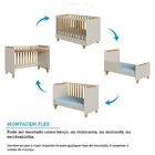 Quarto De Bebê Guarda Roupa 3 Portas Cômoda E Berço Minicama