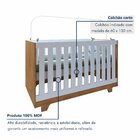 Quarto De Bebê Guarda Roupa 3 Portas E Berço Mini Cama 100% M