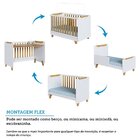 Quarto De Bebê Guarda Roupa 3 Portas E Berço Minicama 4 Em 1