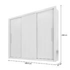 Quarto De Bebê Guarda Roupa 3 Portas Léo Cômoda Lola Berço Mi