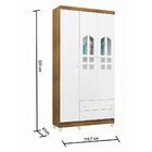 Quarto De Bebê Guarda Roupa 3 Portas Selena Berço 3 Em 1 Gabr