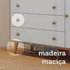 Quarto De Bebê Guarda Roupa 4 Portas Com Gavetas Cômoda 4 Gav