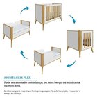 Quarto De Bebê Guarda-roupa 4 Portas Cômoda E Berço Arredonda