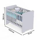 Quarto De Bebê Guarda Roupa Ariane Cômoda Fraldário Bianca Be