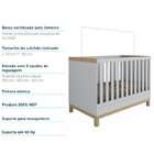 Quarto De Bebê Guarda Roupa Com Janela Acrílica Berço Mini Ca