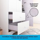 Quarto De Bebê Guarda Roupa Com Janelas Retangulo E Berço Ame