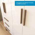 Quarto De Bebê Guarda Roupa Cômoda E Berço Americano Deby Ret