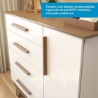 Quarto De Bebê Guarda Roupa Cômoda E Berço Americano Deby Ret