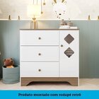 Quarto De Bebê Guarda-roupa E Cômoda Com Janelas Losango Coca
