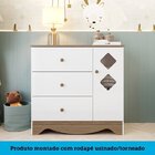 Quarto De Bebê Guarda-roupa E Cômoda Com Janelas Losango Coca