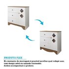 Quarto De Bebê Guarda-roupa E Cômoda Com Janelas Losango Coca