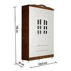 Quarto De Bebê Guarda Roupa Provençal 4 Portas Berço Mini Cam