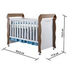 Quarto De Bebê Guarda Roupa Provençal 4 Portas Berço Mini Cam