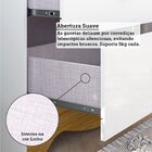 Quarto De Bebê Guarda-roupas 3 Portas Janeladas E Berço Minic