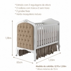 Quarto De Bebê Harmonia Capitonê E Cômoda Encanto Permóbili -