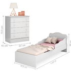 Quarto De Bebê Hart Branco Com Colchão