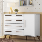 Quarto De Bebê Joana Cômoda E Berço Falls Branco