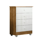 Quarto De Bebê Life Courino E Branco Com Ypê Com Berço Mini C