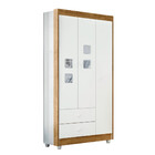 Quarto De Bebê Life Courino E Branco Com Ypê Com Berço Mini C