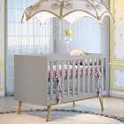 Quarto De Bebê Ludimila Com Guarda-roupa 3 Portas Cômoda Fral