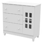 Quarto De Bebê Mariah 3p Com Berço Lila Branco Brilho Com Col