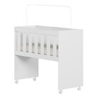 Quarto De Bebê Mini Berço Com Colchão, Cômoda 1 Porta 4 Gavet