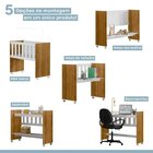 Quarto De Bebê Mini Berço, Cômoda 1 Porta 4 Gavetas E Roupeir