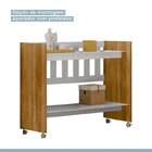 Quarto De Bebê Mini Berço, Cômoda 1 Porta 4 Gavetas E Roupeir