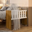 Quarto De Bebê Mini Berço, Cômoda 1 Porta 4 Gavetas E Roupeir