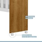 Quarto De Bebê Mini Berço, Cômoda 1 Porta 4 Gavetas E Roupeir