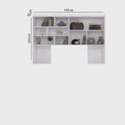 Quarto De Bebê Modulado Roupeiro + Cama Branco Brilho