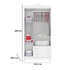 Quarto De Bebê New Selena 3 Portas Com Berço Lila E Cômoda Gr