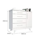 Quarto De Bebê Para Gêmeos Com 2 Berços E Cômoda Retrô 100% M