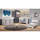 Quarto De Bebê Provençal Eloá Berço 3 Em 1 Guarda Roupa Cômod