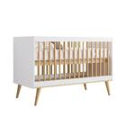 Quarto De Bebê Retrô Com Colchão Guarda Roupa 4 Portas Cômoda