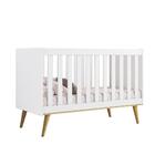 Quarto De Bebê Retrô Com Colchão Guarda Roupa 4p Cômoda Com P