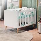 Quarto De Bebê Retrô Cômoda 4 Gavetas Lorena Berço 3 Em 1 Lud