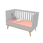 Quarto De Bebê Retrô Guarda Roupa Lorena Cômoda Berço 3 Em 1