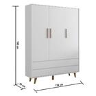 Quarto De Bebê Retrô Lorena Berço Com Capitonê Guarda Roupa I