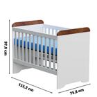 Quarto De Bebê Taís Berço 3 Em 1 Gabrielle Cômoda Infantil 4