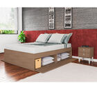 Quarto De Casal Cama Tókio 4 Portas E 2 Criados Mudos - Monta