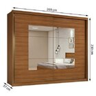 Quarto De Casal Com Guarda-roupa E Cômoda Móveis Lopas