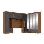 Quarto De Casal Completo 5 Peças 6 Portas 4 Gavetas Com Malei